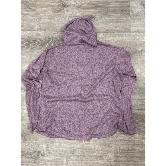 Misia Women's Purple Large Hooded Knit Sweater Stretchy - Picture 2 of 5